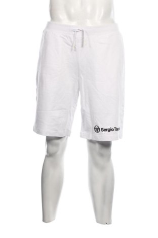 Pantaloni scurți de bărbați Sergio Tacchini, Mărime XL, Culoare Alb, Preț 184,54 Lei