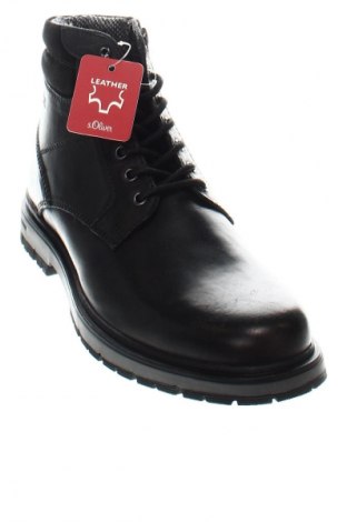 Ανδρικά παπούτσια S.Oliver, Μέγεθος 43, Χρώμα Μαύρο, Τιμή 43,30 €