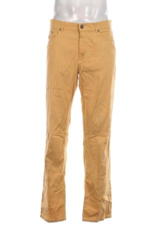 Pantaloni de bărbați Brax, Mărime L, Culoare Galben, Preț 122,37 Lei