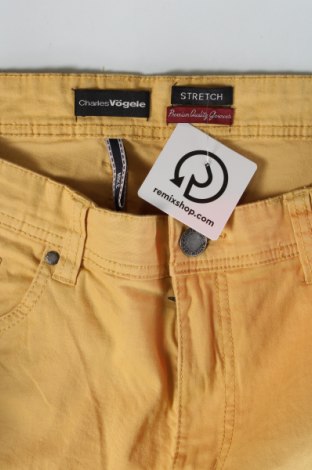 Pantaloni de bărbați Charles Vogele, Mărime L, Culoare Galben, Preț 95,39 Lei