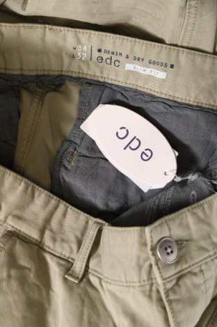 Pantaloni de bărbați Edc By Esprit, Mărime L, Culoare Verde, Preț 122,37 Lei