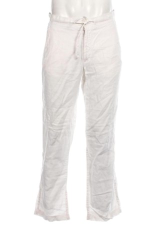 Мъжки панталон H&M, Размер M, Цвят Бял, Цена 17,40 лв.