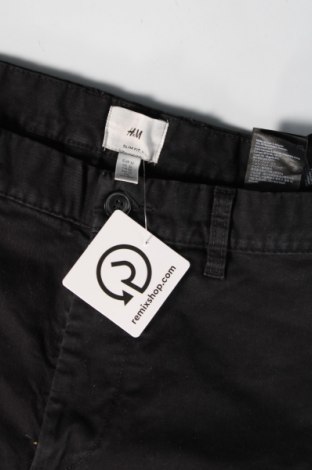 Pánské kalhoty  H&M, Velikost M, Barva Černá, Cena  220,00 Kč