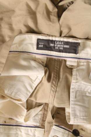Pánské kalhoty  H&M L.O.G.G., Velikost M, Barva Béžová, Cena  185,00 Kč