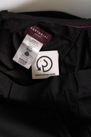 Pantaloni de bărbați Marks & Spencer, Mărime M, Culoare Negru, Preț 27,99 Lei