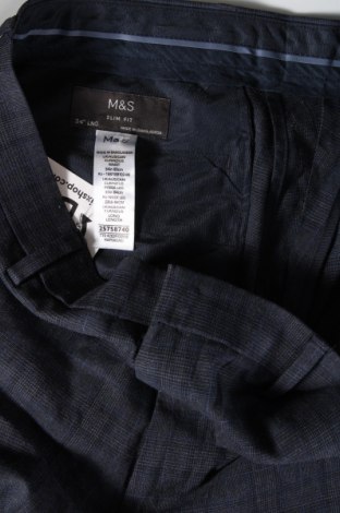 Pánské kalhoty  Marks & Spencer, Velikost L, Barva Modrá, Cena  119,00 Kč