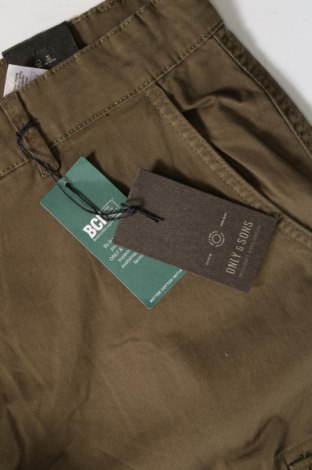 Мъжки панталон Only & Sons, Размер XL, Цвят Зелен, Цена 23,00 лв.