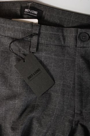 Мъжки панталон Only & Sons, Размер XL, Цвят Сив, Цена 24,84 лв.