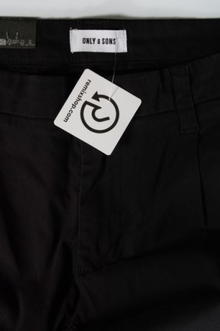 Мъжки панталон Only & Sons, Размер M, Цвят Черен, Цена 23,46 лв.