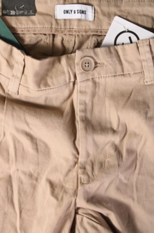 Herrenhose Only & Sons, Größe M, Farbe Beige, Preis 11,49 €