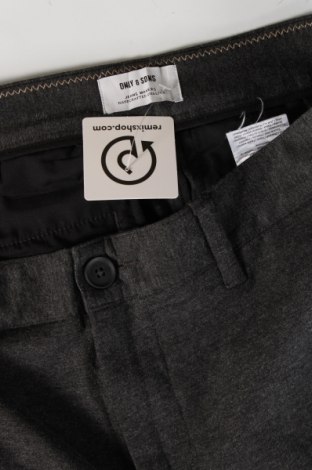 Herrenhose Only & Sons, Größe M, Farbe Grau, Preis € 2,99