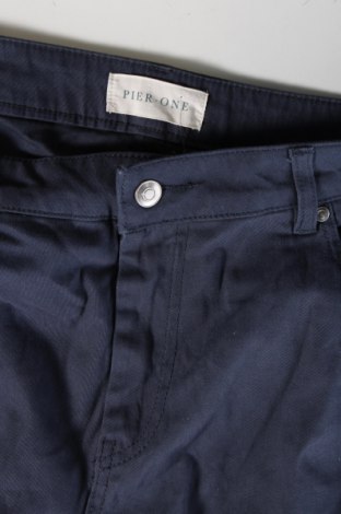 Ανδρικό παντελόνι Pier One, Μέγεθος L, Χρώμα Μπλέ, Τιμή 7,18 €