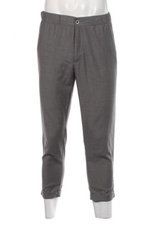 Мъжки панталон Pull&Bear, Размер M, Цвят Сив, Цена 13,05 лв.