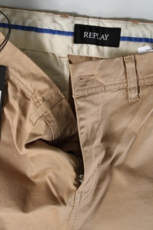 Pantaloni de bărbați Replay, Mărime M, Culoare Bej, Preț 369,08 Lei