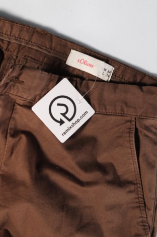 Мъжки панталон S.Oliver, Размер L, Цвят Кафяв, Цена 26,69 лв.