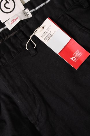 Ανδρικό παντελόνι S.Oliver, Μέγεθος XXL, Χρώμα Μαύρο, Τιμή 26,37 €