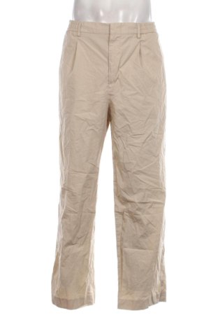 Мъжки панталон Zara, Размер XL, Цвят Бежов, Цена 13,50 лв.