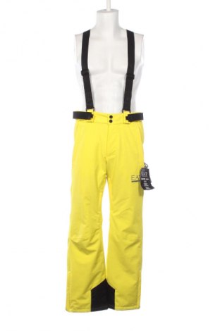 Мъжки панталон за зимни спортове Emporio Armani, Размер M, Цвят Жълт, Цена 517,00 лв.