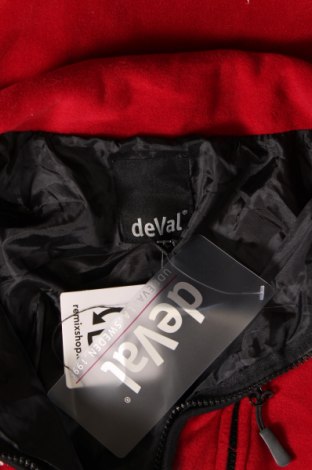 Ανδρικό fleece γιλέκο Deval, Μέγεθος XL, Χρώμα Κόκκινο, Τιμή 31,55 €