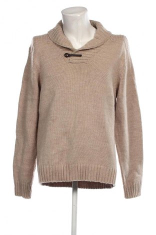 Ανδρικό πουλόβερ, Μέγεθος XXL, Χρώμα  Μπέζ, Τιμή 11,66 €