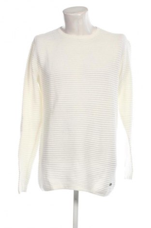 Мъжки пуловер Authentic Brand, Размер L, Цвят Бял, Цена 32,00 лв.