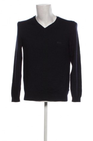 Мъжки пуловер BOSS, Размер L, Цвят Син, Цена 137,00 лв.