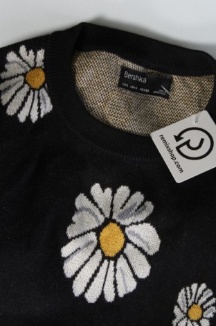 Мъжки пуловер Bershka, Размер S, Цвят Черен, Цена 17,40 лв.