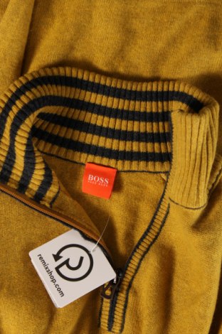 Ανδρικό πουλόβερ Boss Orange, Μέγεθος L, Χρώμα Κίτρινο, Τιμή 55,08 €