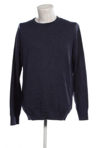 Мъжки пуловер Bruun & Stengade, Размер XXL, Цвят Син, Цена 43,40 лв.