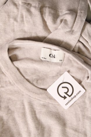 Ανδρικό πουλόβερ C&A, Μέγεθος XXL, Χρώμα  Μπέζ, Τιμή 11,66 €