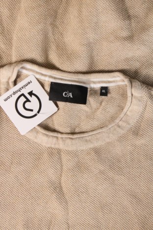 Ανδρικό πουλόβερ C&A, Μέγεθος XL, Χρώμα  Μπέζ, Τιμή 11,66 €