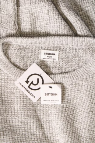 Мъжки пуловер Cotton On, Размер M, Цвят Сив, Цена 17,40 лв.