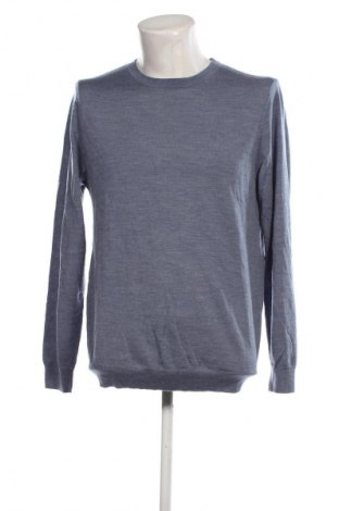 Мъжки пуловер Dressmann, Размер L, Цвят Син, Цена 21,08 лв.