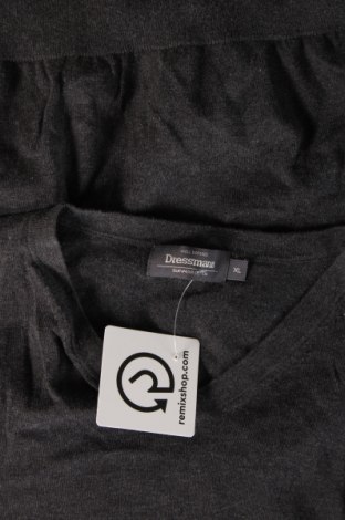 Мъжки пуловер Dressmann, Размер XL, Цвят Сив, Цена 18,70 лв.