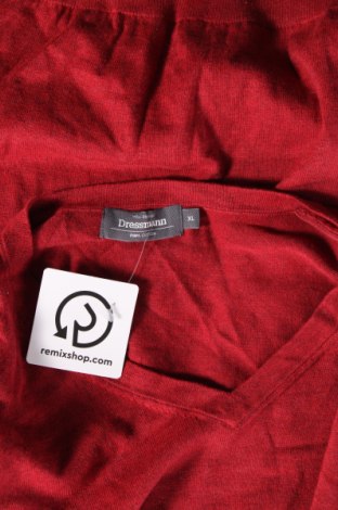 Pulover de bărbați Dressmann, Mărime XL, Culoare Roșu, Preț 72,70 Lei
