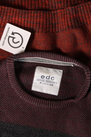 Męski sweter Edc By Esprit, Rozmiar M, Kolor Kolorowy, Cena 65,25 zł