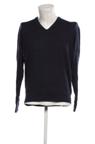 Мъжки пуловер Essentials by Tchibo, Размер M, Цвят Син, Цена 29,00 лв.