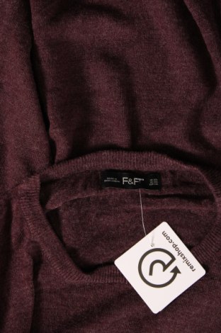Мъжки пуловер F&F, Размер XXL, Цвят Червен, Цена 18,85 лв.