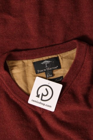 Мъжки пуловер Fynch-Hatton, Размер L, Цвят Червен, Цена 34,10 лв.