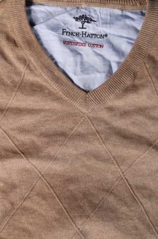 Мъжки пуловер Fynch-Hatton, Размер L, Цвят Бежов, Цена 62,00 лв.