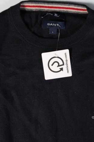 Ανδρικό πουλόβερ Gant, Μέγεθος L, Χρώμα Μπλέ, Τιμή 59,38 €