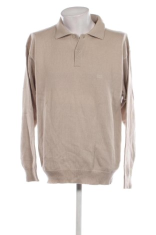 Ανδρικό πουλόβερ Globe Trotter, Μέγεθος XL, Χρώμα Εκρού, Τιμή 11,66 €