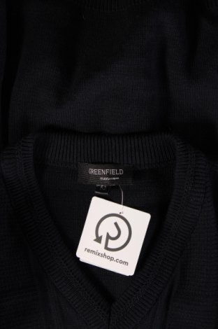 Ανδρικό πουλόβερ Greenfield, Μέγεθος L, Χρώμα Μπλέ, Τιμή 8,97 €