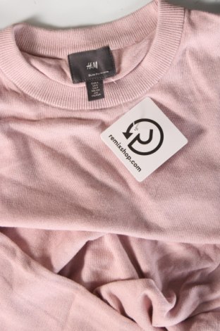 Мъжки пуловер H&M, Размер S, Цвят Розов, Цена 17,40 лв.