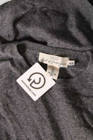 Мъжки пуловер H&M L.O.G.G., Размер L, Цвят Сив, Цена 18,85 лв.