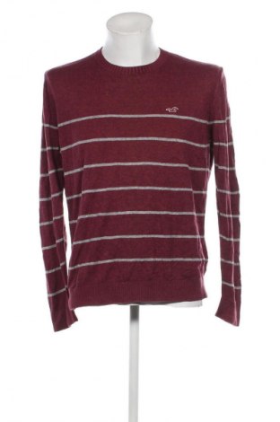 Мъжки пуловер Hollister, Размер L, Цвят Червен, Цена 21,08 лв.
