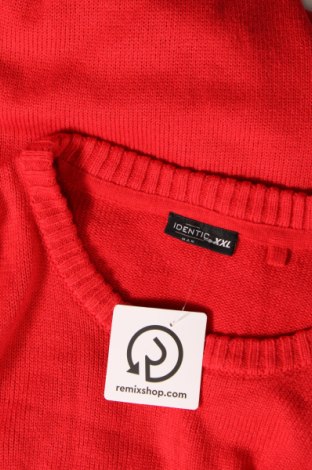Ανδρικό πουλόβερ Identic, Μέγεθος XXL, Χρώμα Κόκκινο, Τιμή 11,66 €