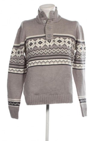 Ανδρικό πουλόβερ Identic, Μέγεθος M, Χρώμα Γκρί, Τιμή 10,76 €