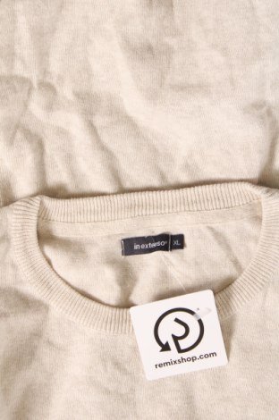 Ανδρικό πουλόβερ In Extenso, Μέγεθος XL, Χρώμα Εκρού, Τιμή 11,66 €