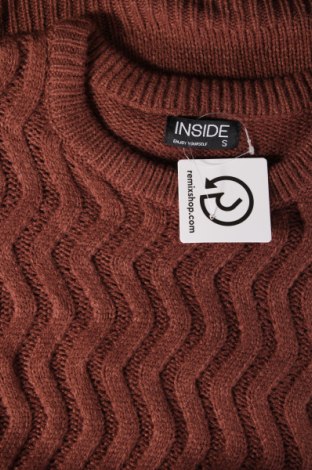 Męski sweter Inside, Rozmiar S, Kolor Brązowy, Cena 67,99 zł